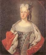 Louis de Silvestre Portrait of Maria Josepha of Austria Sweden oil painting artist